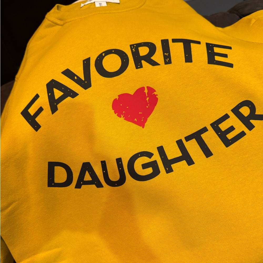 Favorite Daughter Yellow Kids Shirt